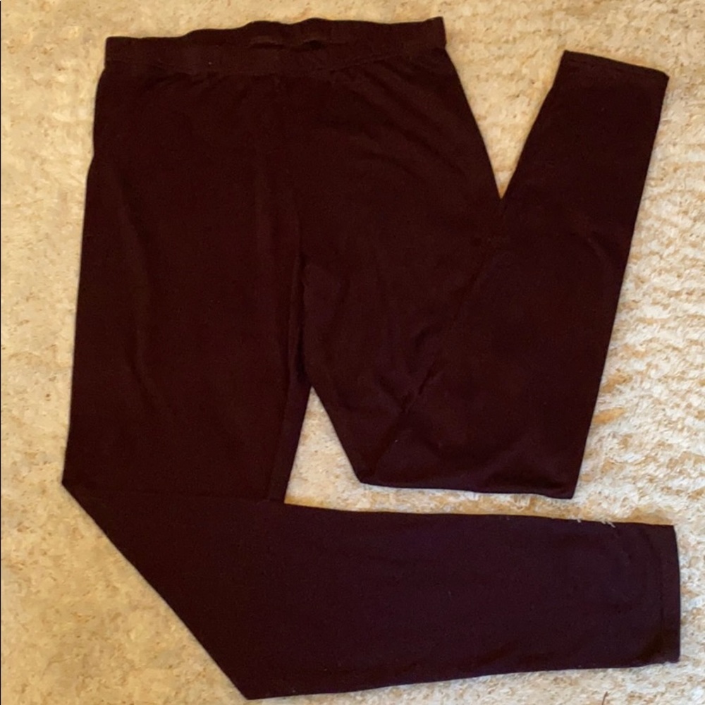 Burgundy Leggings